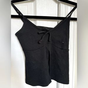 hollister black tank top